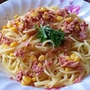 あっさり！ツナと梅しそパスタ